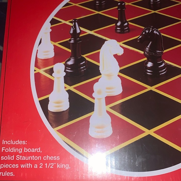 Brand new Chess board Game. Never opened still has plastic cover non ripped. - Picture 3 of 6
